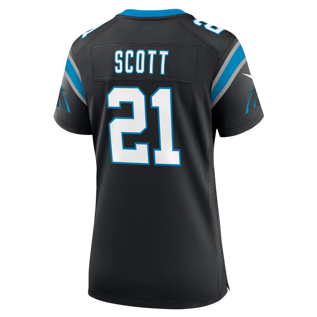 Nick Scott Carolina Panthers Nike Women's  Game Official Jersey -  Black