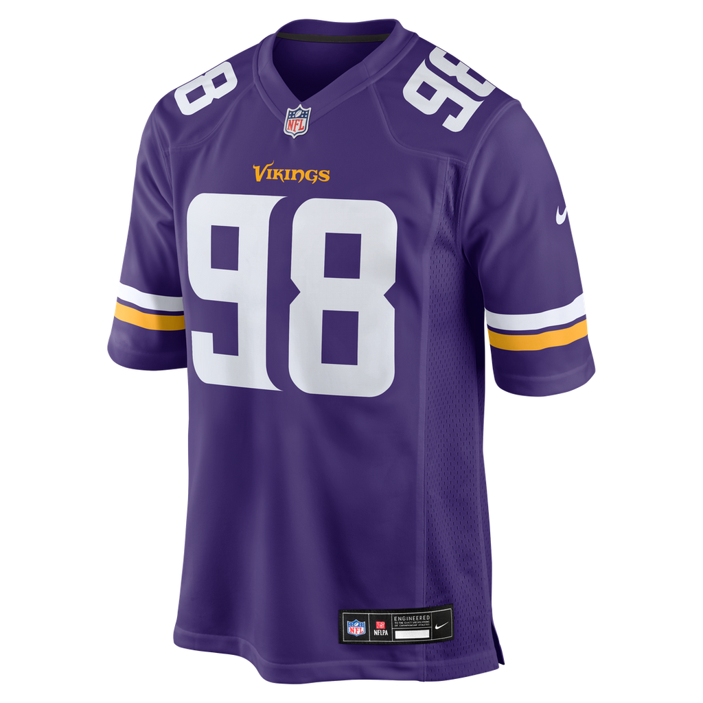 Bo Richter Minnesota Vikings Nike Team Game Jersey - Purple