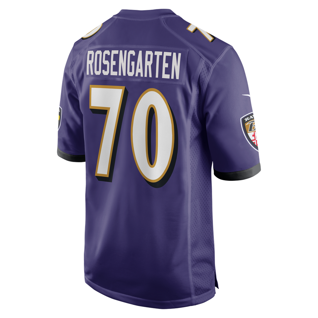 Roger Rosengarten Baltimore Ravens Nike Team Game Jersey - Purple