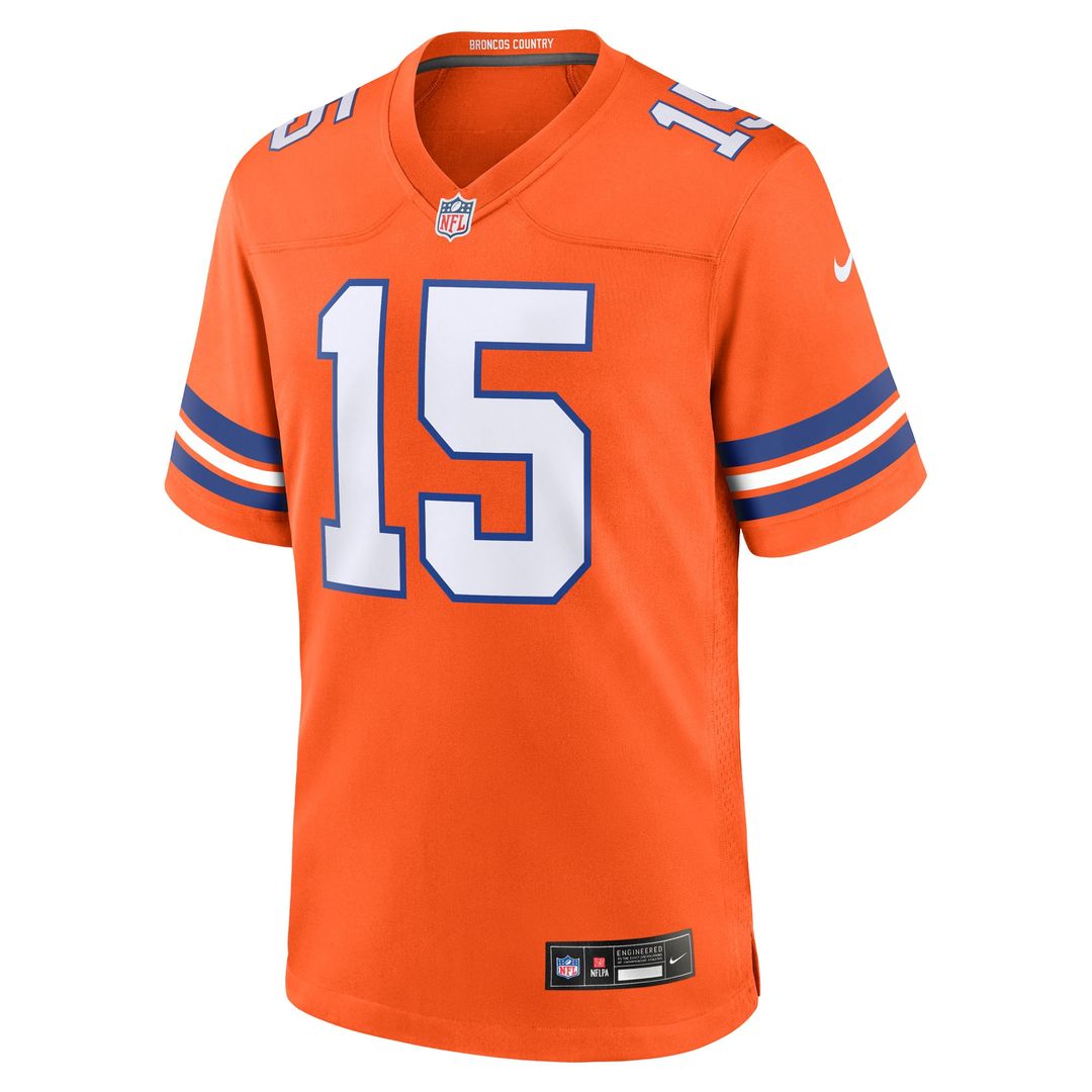 Nik Bonitto Denver Broncos Nike Alternate 2 Mile High Collection 1977 Throwback Game Jersey - Orange