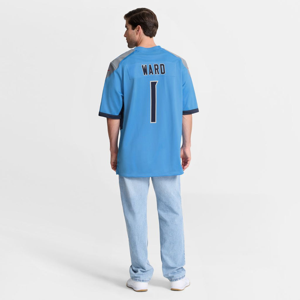 Cameron Ward Tennessee Titans Nike Team Game Official Jersey - Light Blue
