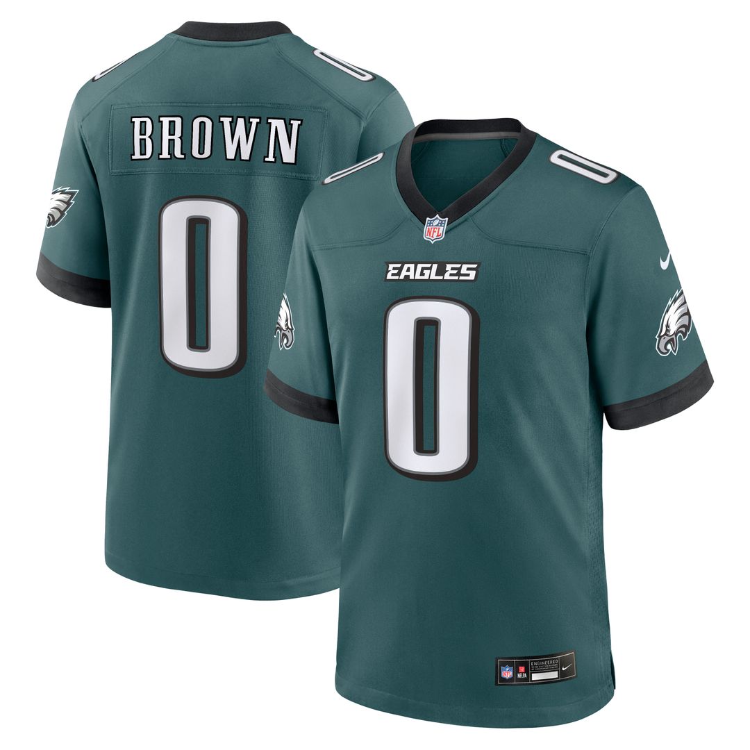 Marquise Brown Philadelphia Eagles Nike Alternate 2 Game Jersey - Kelly Green