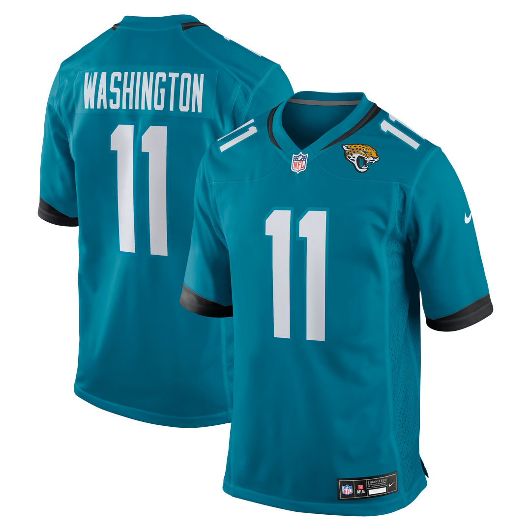 Parker Washington Jacksonville Jaguars Nike Team Game Official Jersey -  Teal