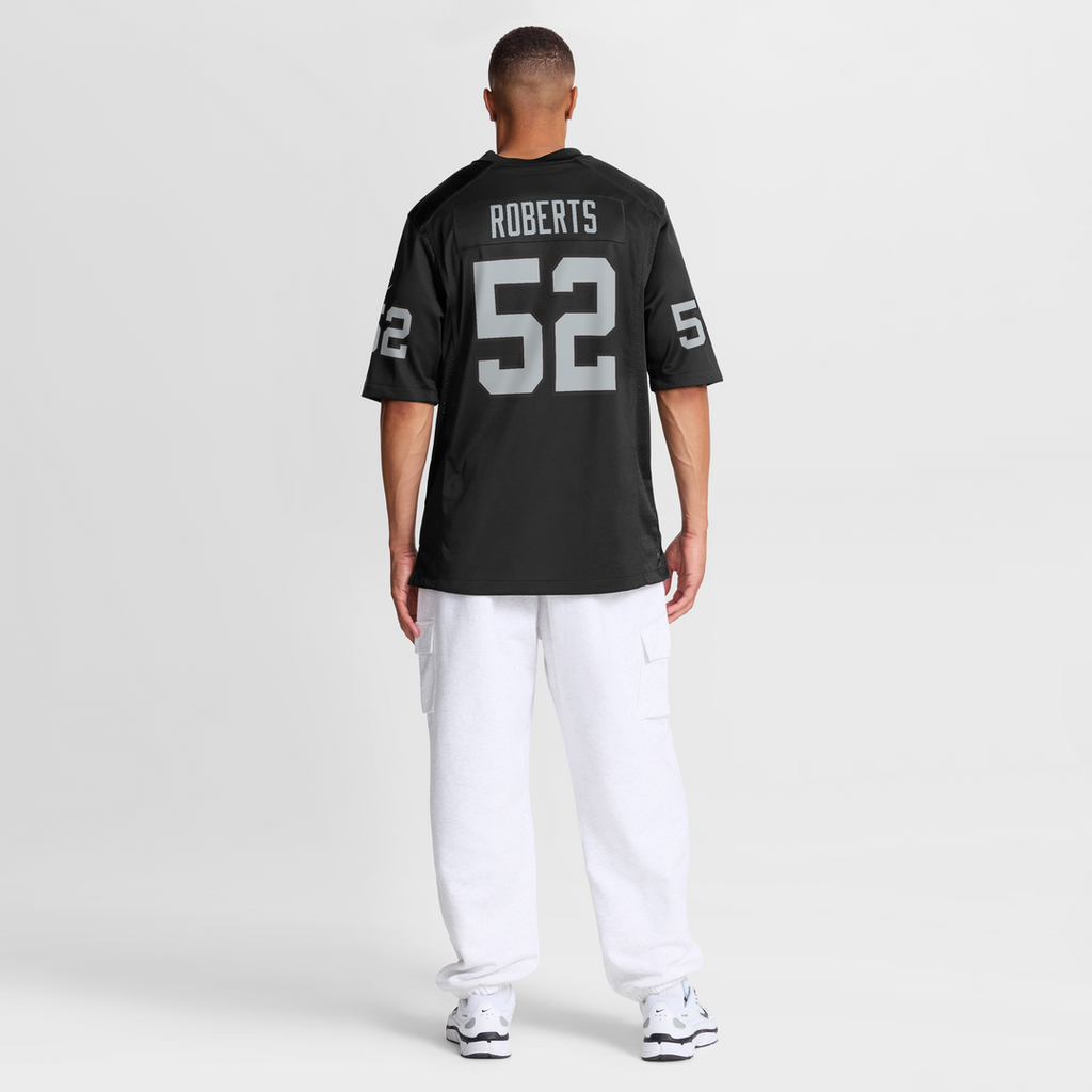 Elandon Roberts Las Vegas Raiders Nike Team Game Jersey - Black