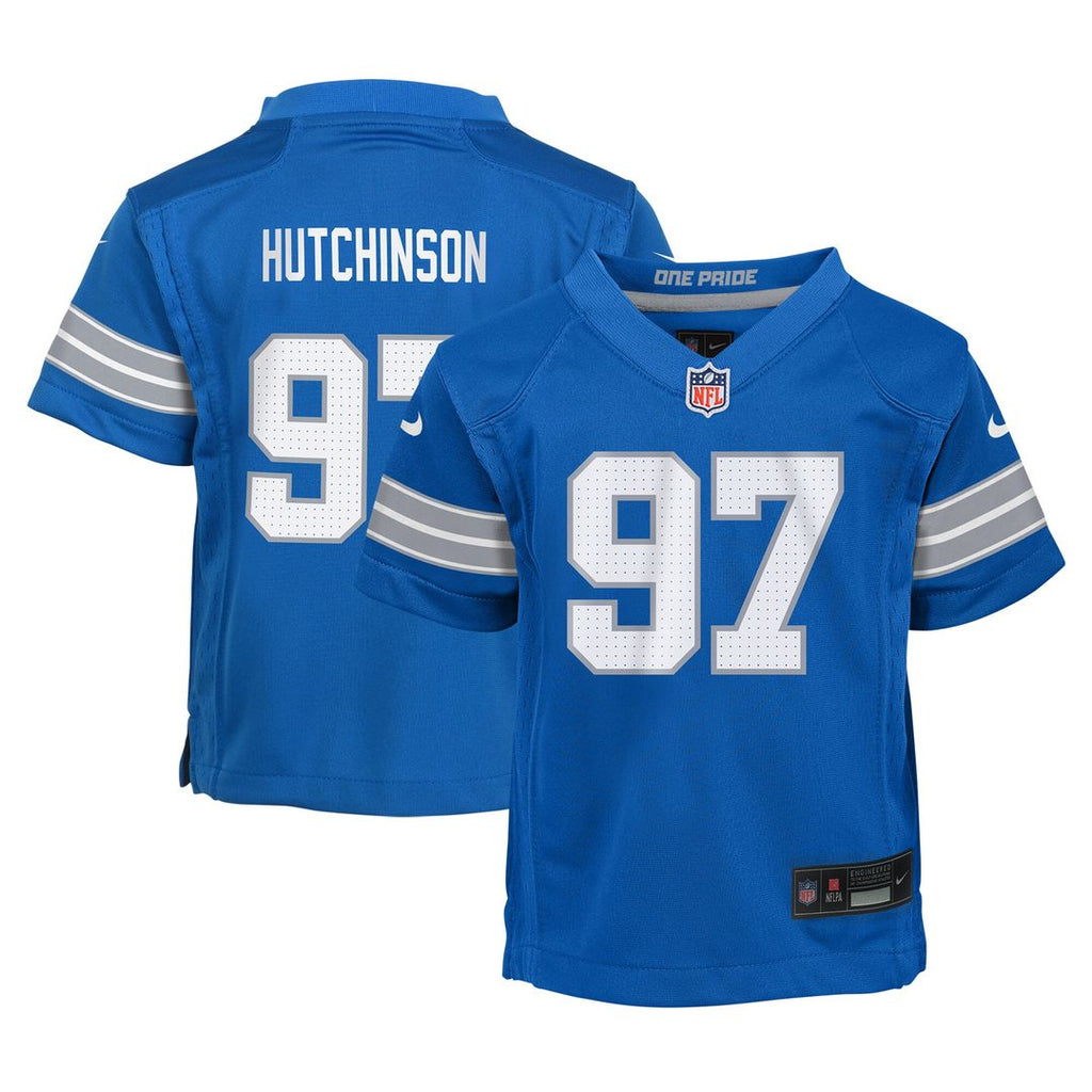 Aidan Hutchinson Detroit Lions Nike Toddler Game Official Jersey - Blue