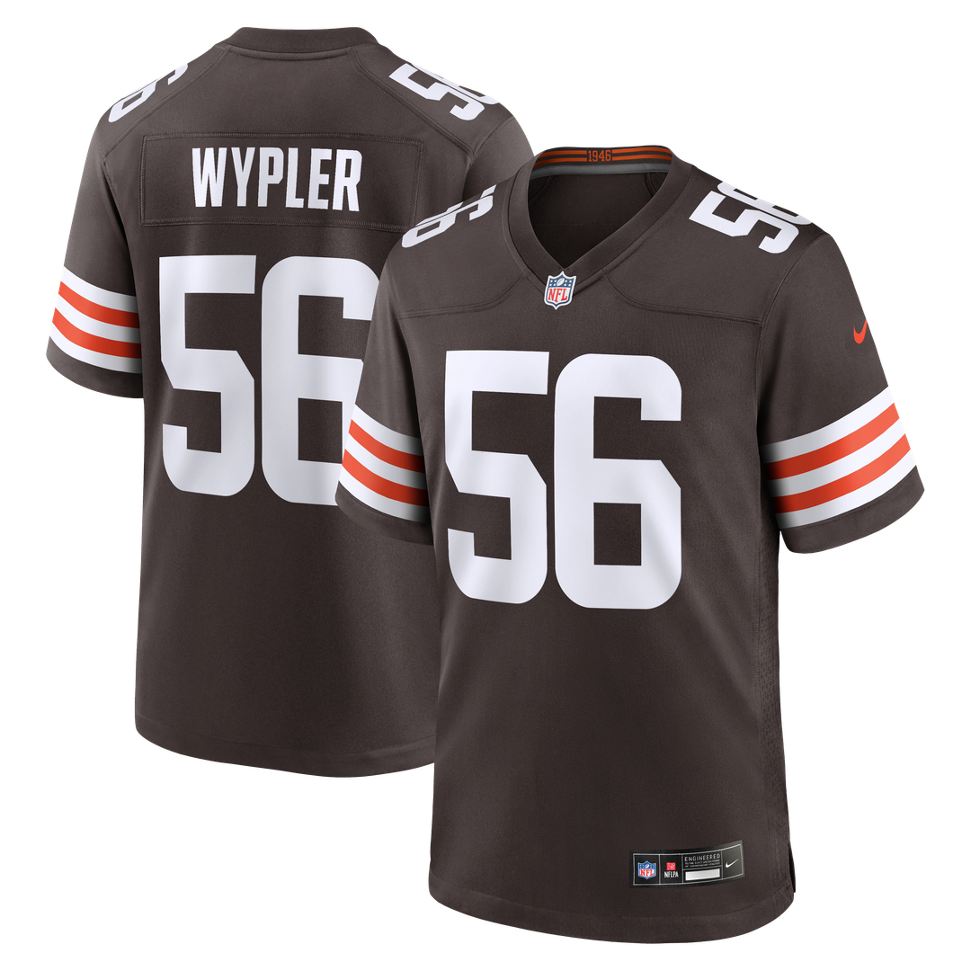 Luke Wypler Cleveland Browns Nike Team Game Official Jersey -  Brown