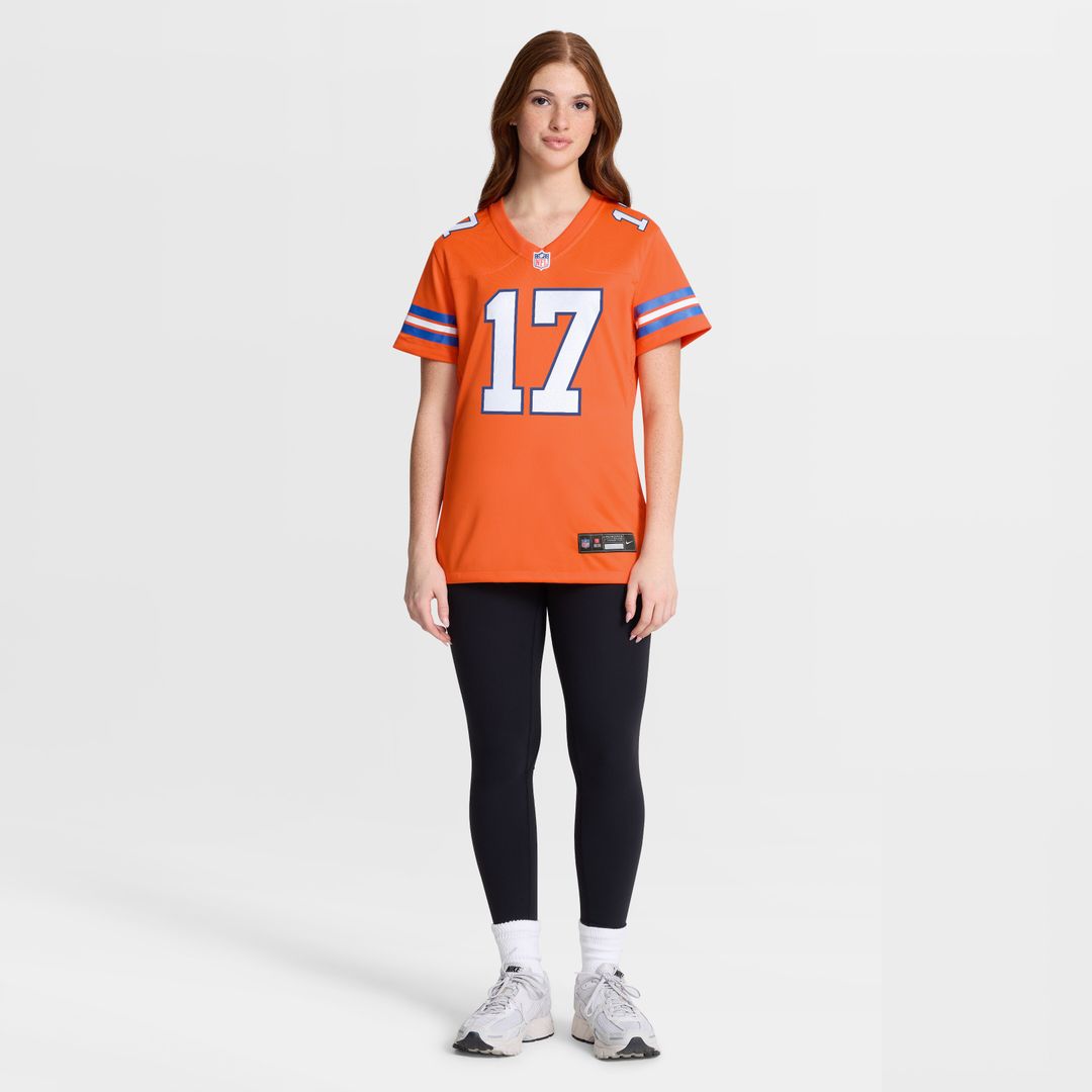 Jaylen Waddle Denver Broncos Nike Women's Mile High Collection 1977 Throwback Game Jersey - Orange