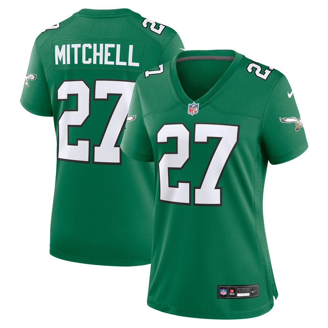 Quinyon Mitchell Philadelphia Eagles Nike Women's Alternate Game Official Jersey -  Kelly Green