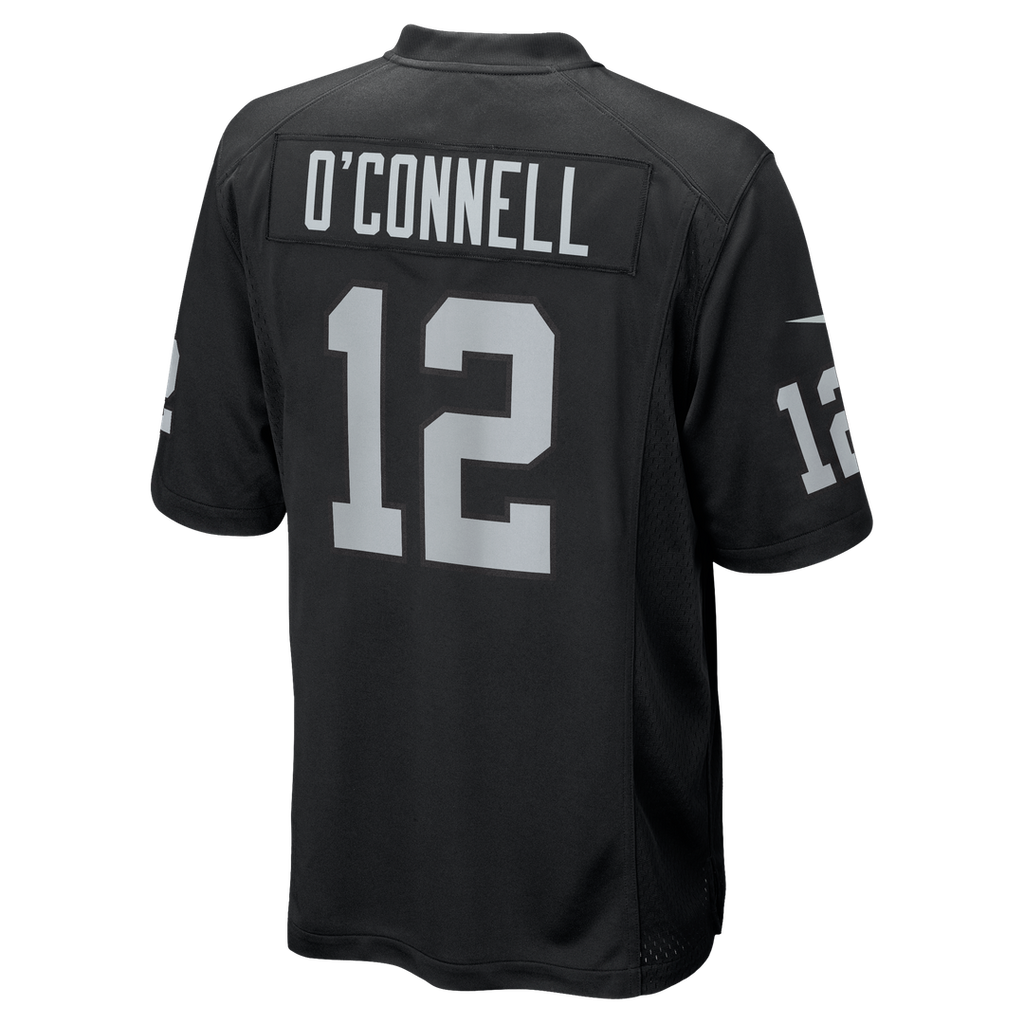 Aidan O'Connell Las Vegas Raiders Nike Team Game Jersey - Black