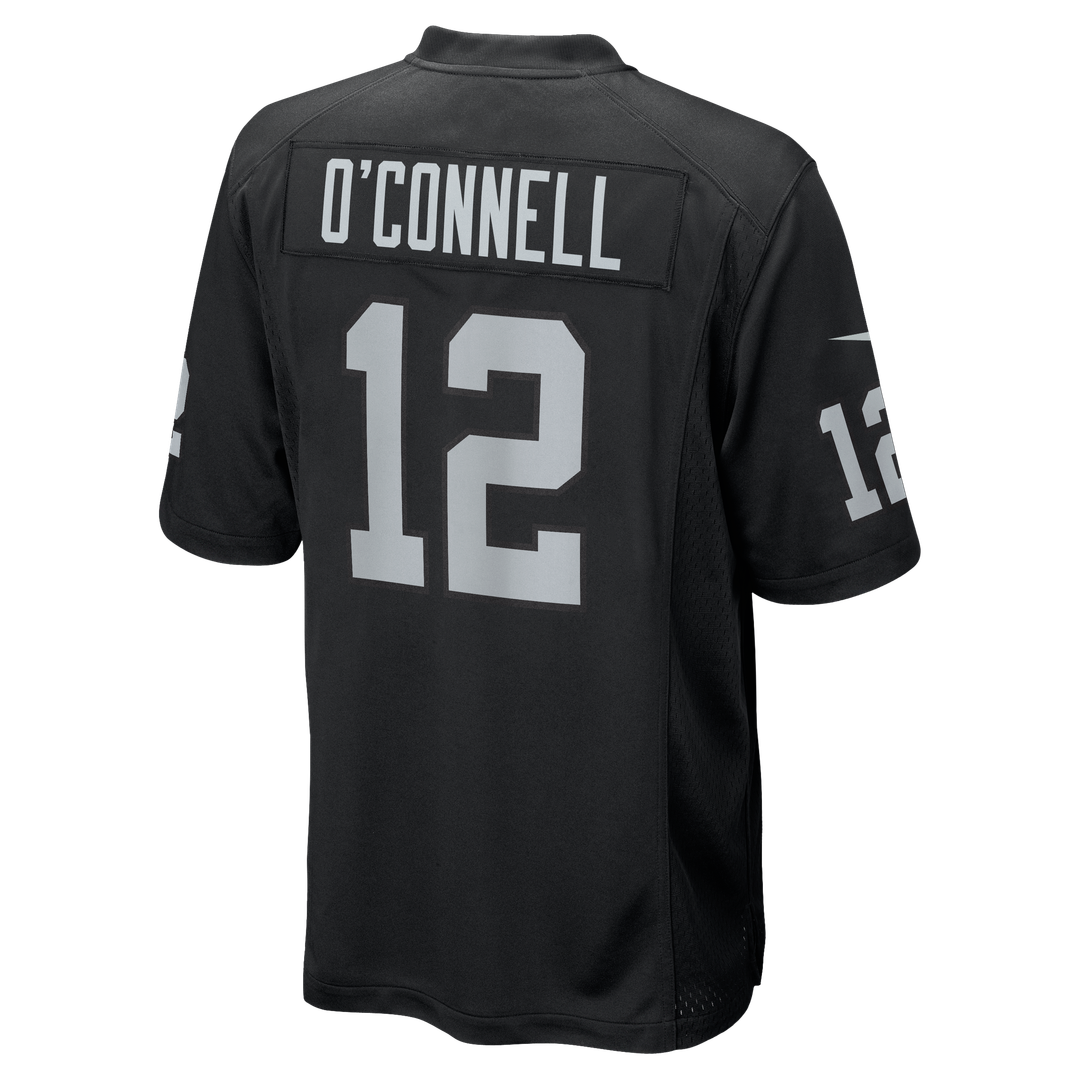 Aidan O'Connell Las Vegas Raiders Nike Team Game Jersey - Black