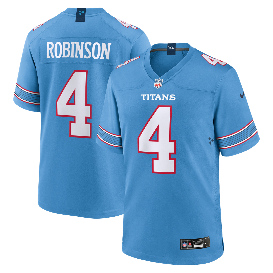 Wan'Dale Robinson Tennessee Titans Nike Game Official Jersey - White