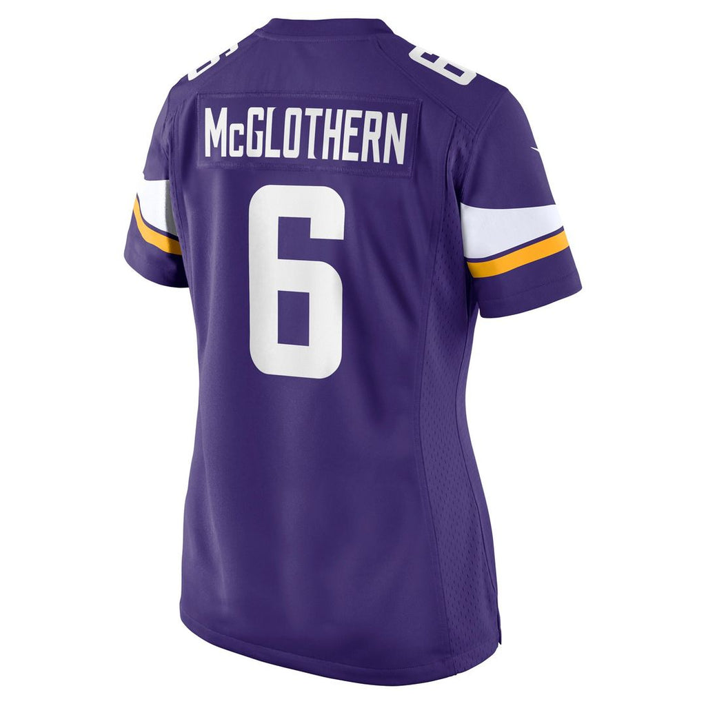 Dwight McGlothern Minnesota Vikings Nike Women's Team Game Official Jersey -  Purple