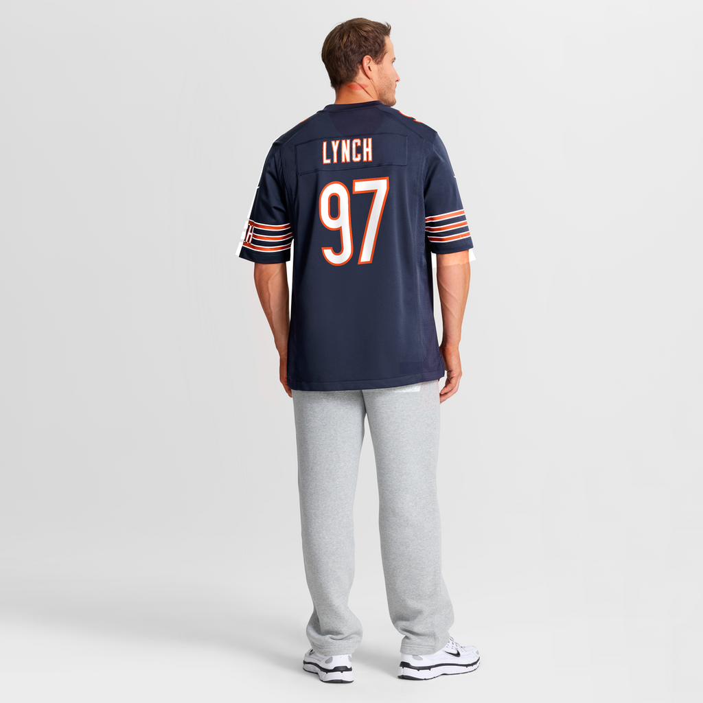 James Lynch Chicago Bears Nike Team Game Official Jersey -  Navy