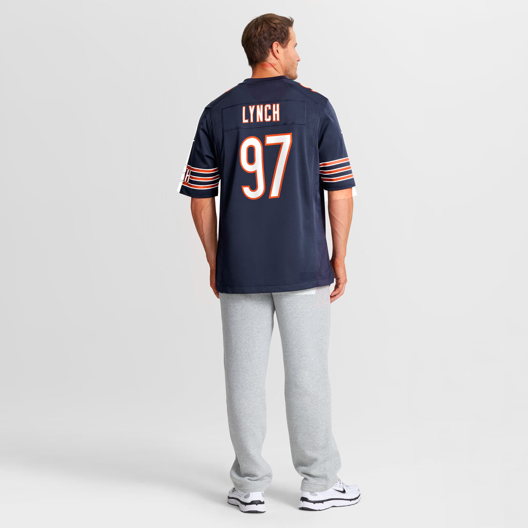 James Lynch Chicago Bears Nike Team Game Official Jersey -  Navy