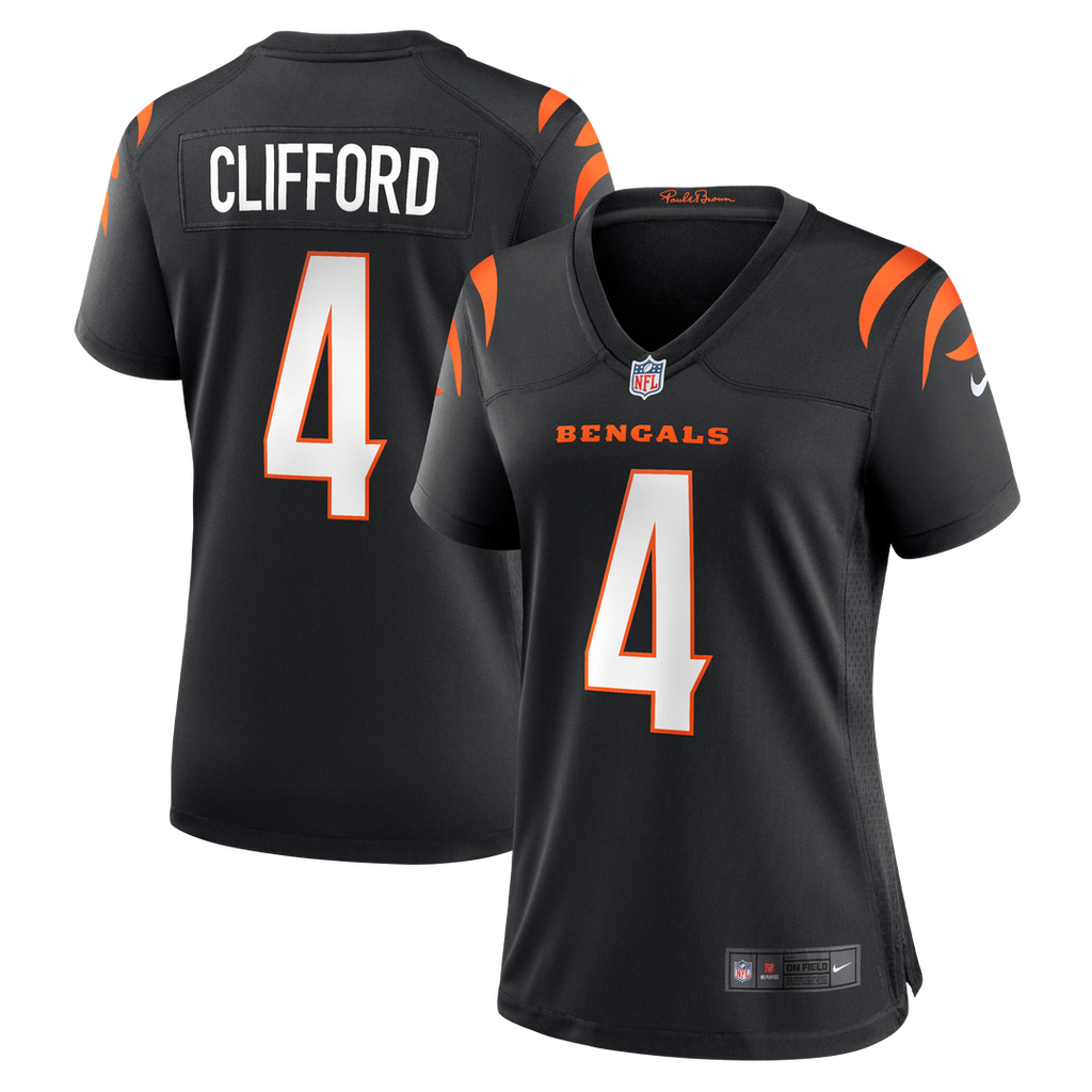 Sean Clifford Cincinnati Bengals Nike Women's Team Game Official Jersey -  Black