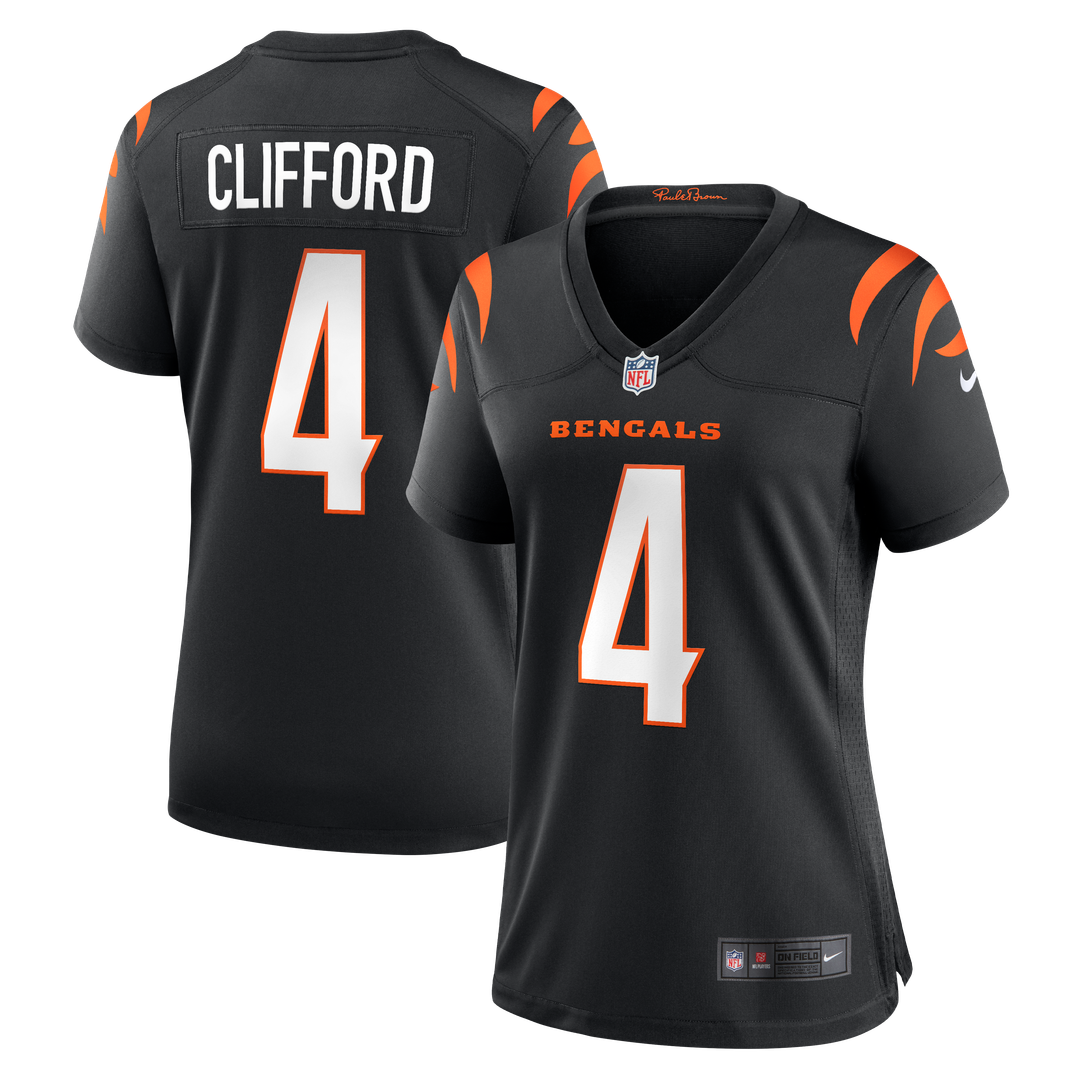 Sean Clifford Cincinnati Bengals Nike Women's Team Game Official Jersey -  Black