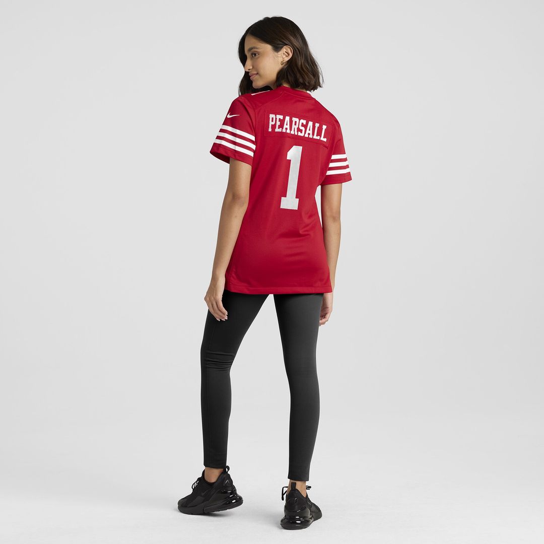 Ricky Pearsall San Francisco 49ers Nike Women's Team Game Jersey - Scarlet