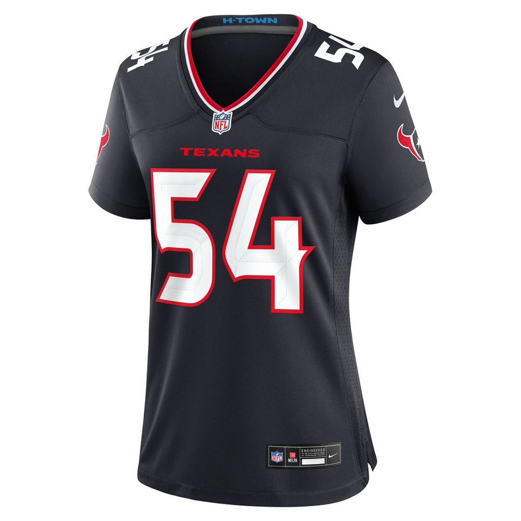 Jarrett Patterson Houston Texans Nike Women's Team Game Jersey - Navy