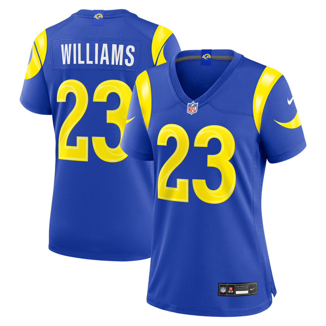 Kyren Williams Los Angeles Rams Nike Women's Game Jersey - Royal