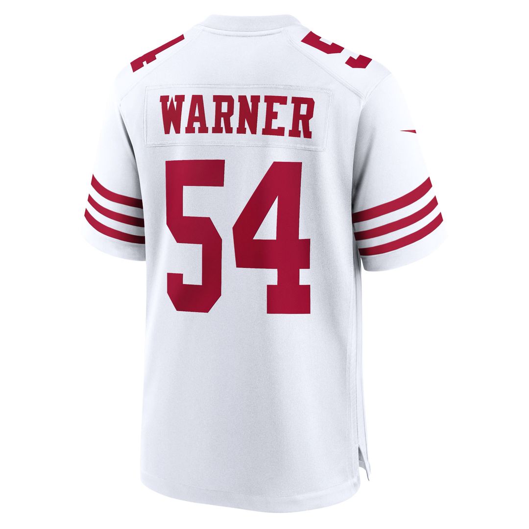 Fred Warner San Francisco 49ers Nike Team Game Player Official Jersey - White