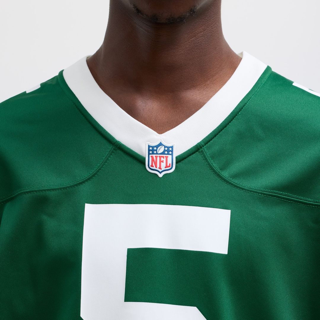 Garrett Wilson New York Jets Nike Alternate Game Official Jersey - Legacy Black