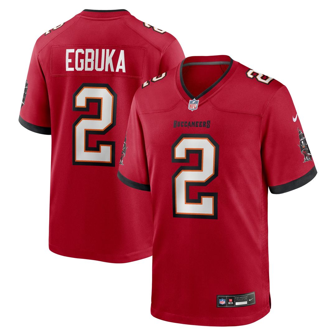 Emeka Egbuka Tampa Bay Buccaneers Nike Alternate 2 Game Jersey - Creamsicle