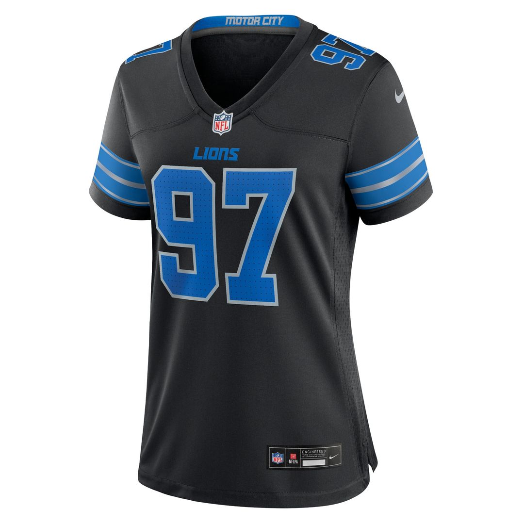 Aidan Hutchinson Detroit Lions Nike Women's Game Official Jersey - White