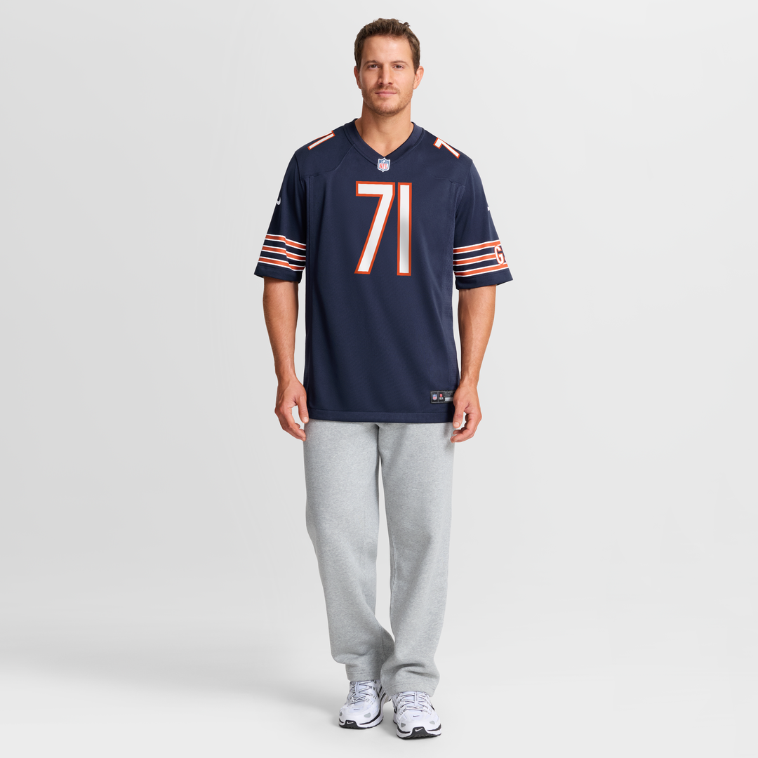 Ryan Bates Chicago Bears Nike  Game Official Jersey -  Navy