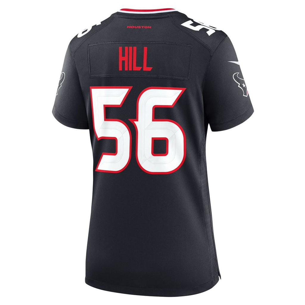 Jamal Hill Houston Texans Nike Women's Team Game Jersey - Navy