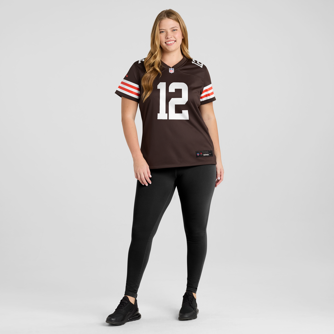 Denzel Boston Cleveland Browns Nike Women's Team Game Official Jersey -  Brown