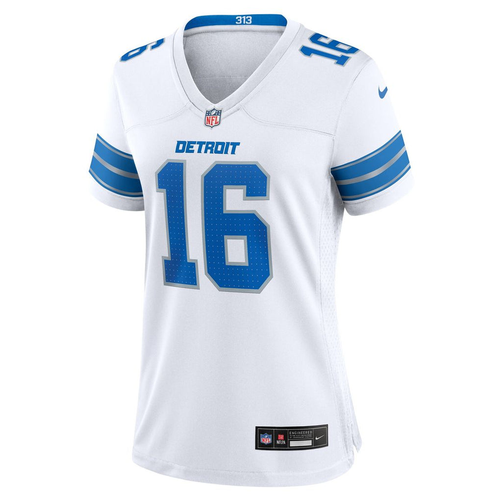 Jared Goff Detroit Lions Nike Women's Game Official Jersey - White