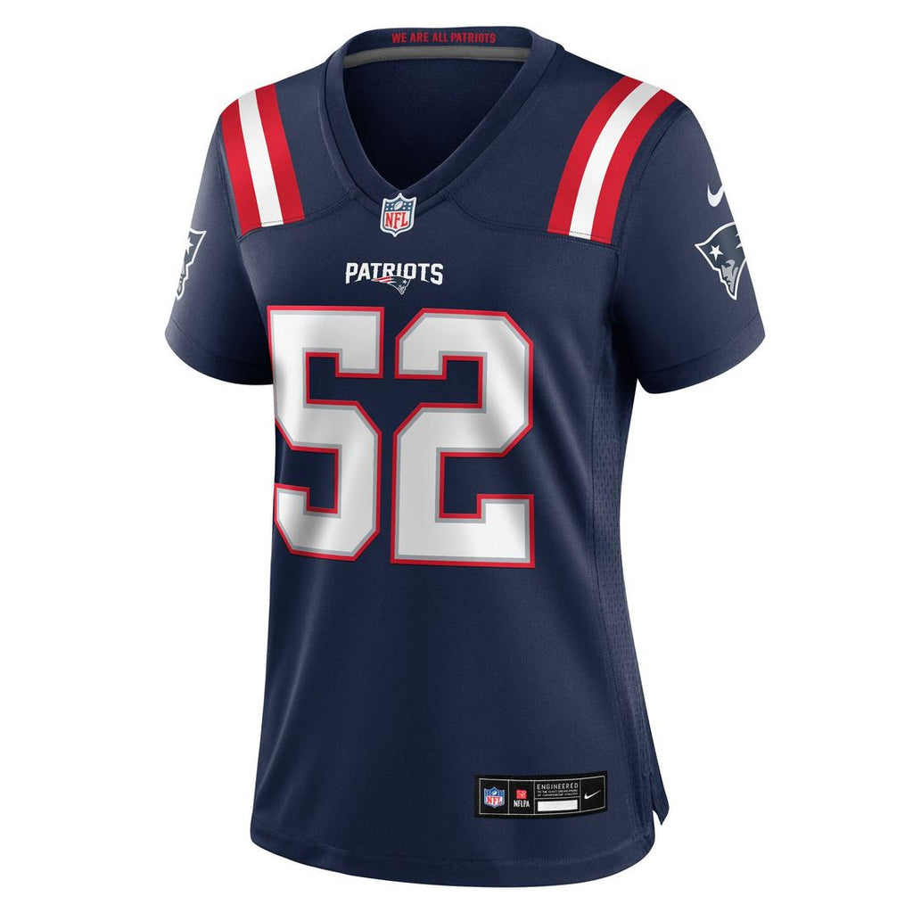 Marcus Bryant New England Patriots Nike Women's Team Game Jersey - Navy