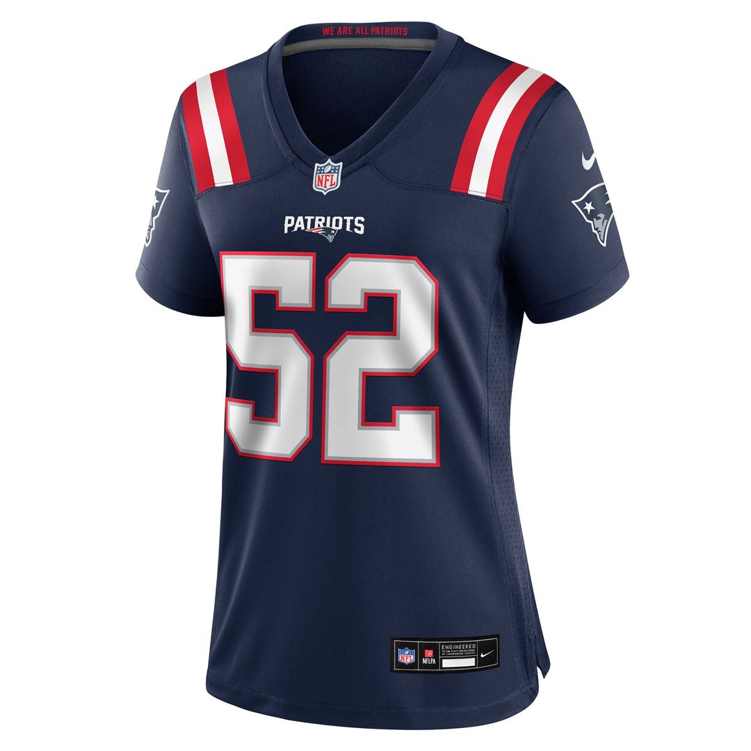 Marcus Bryant New England Patriots Nike Women's Team Game Jersey - Navy