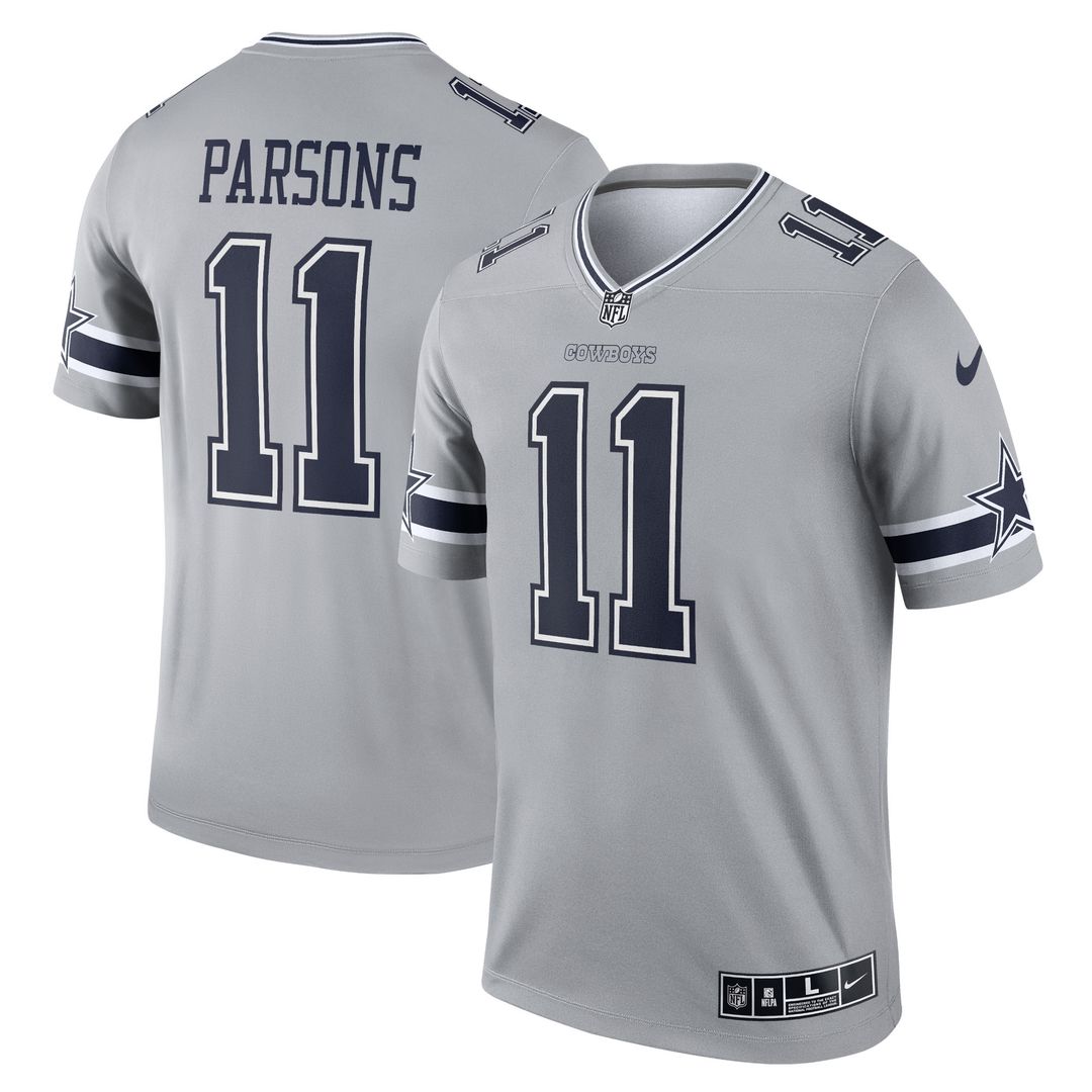 Micah Parsons Dallas Cowboys Nike Inverted Legend Player Performance Top - Gray