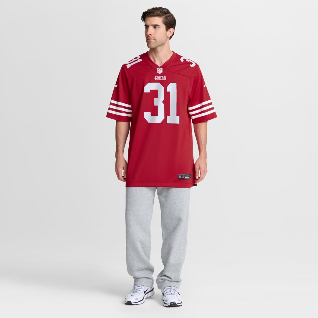 Isaac Guerendo San Francisco 49ers Nike Game Jersey - Scarlet