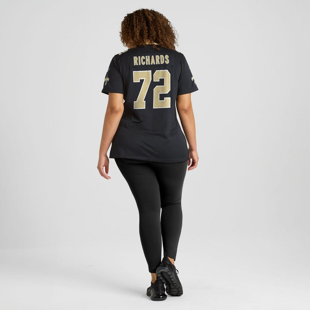 Asim Richards New Orleans Saints Nike Women's Team Game Official Jersey -  Black