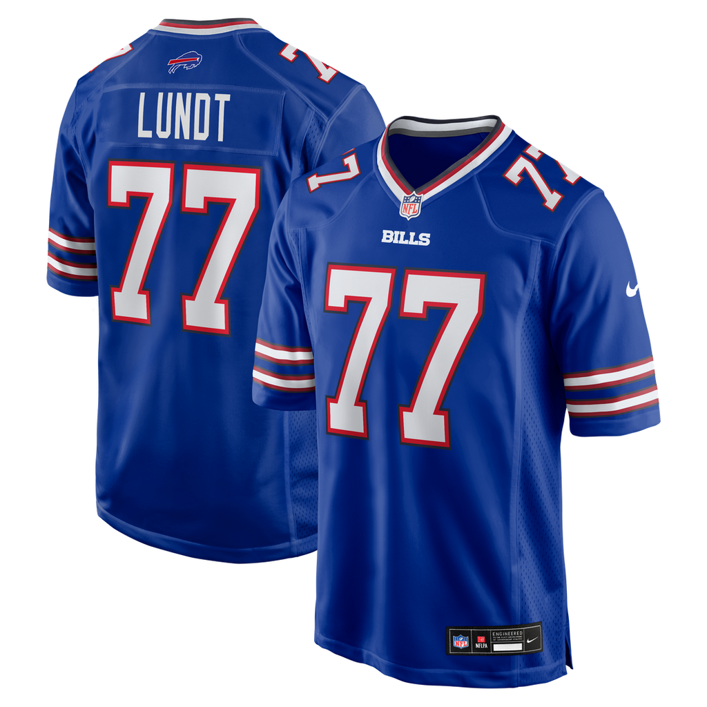 Chase Lundt Buffalo Bills Nike Team Game Jersey - Royal
