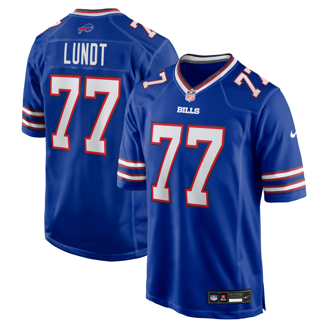 Chase Lundt Buffalo Bills Nike Team Game Jersey - Royal