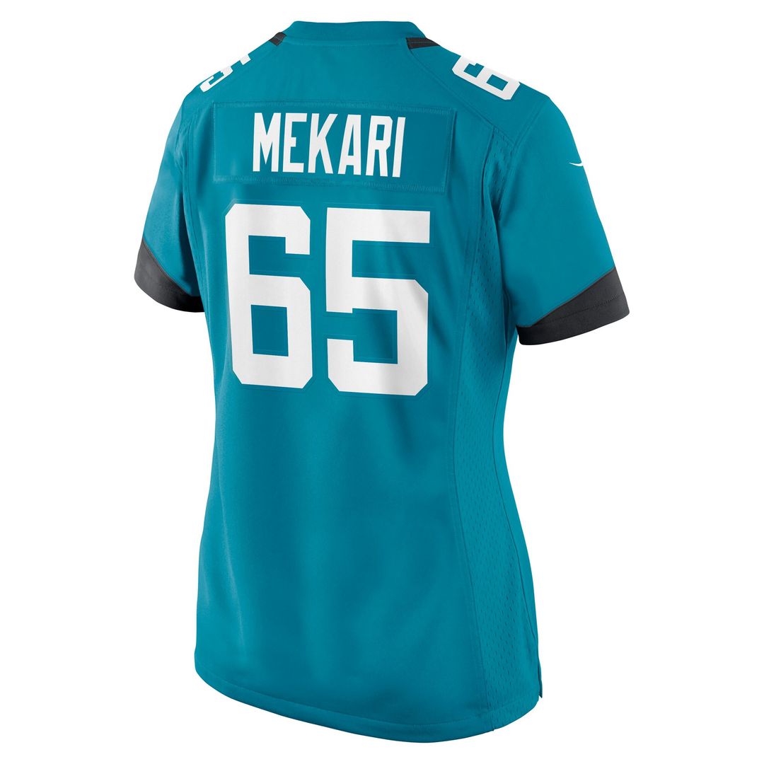 Patrick Mekari Jacksonville Jaguars Nike Women's Team Game Jersey - Teal