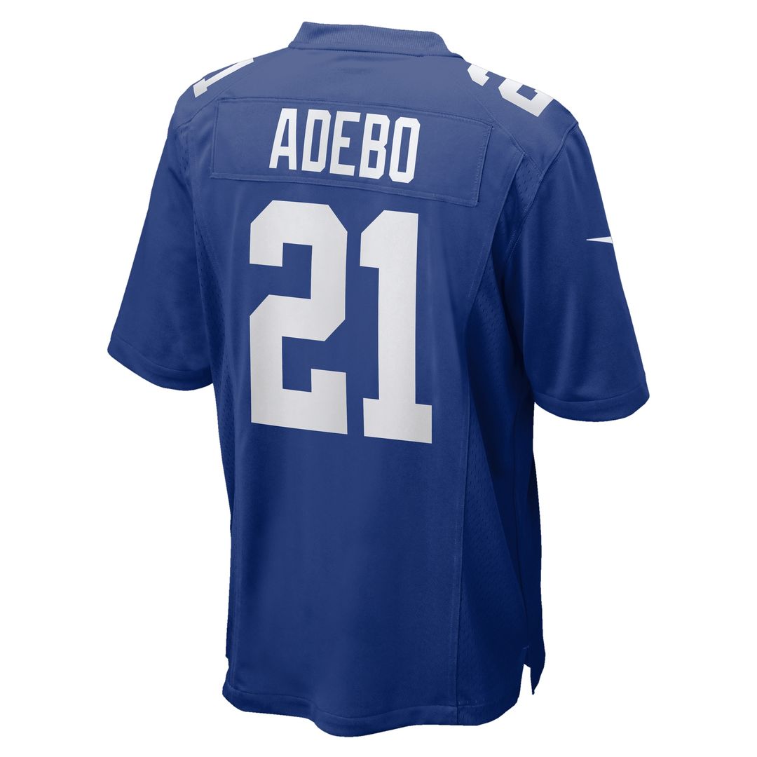 Paulson Adebo New York Giants Nike Team Game Jersey - Royal