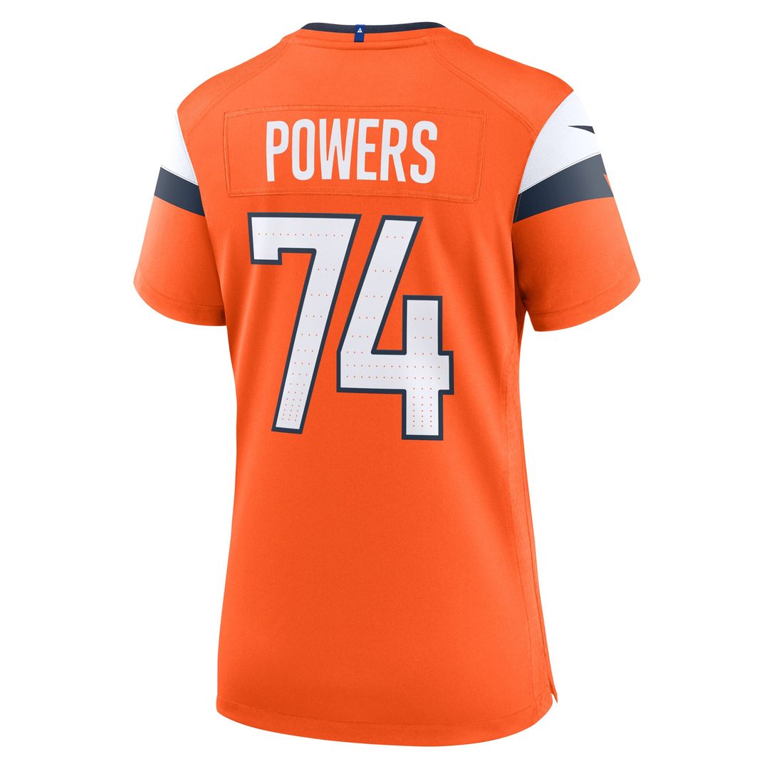 Ben Powers Denver Broncos Nike Women's Team Game Jersey - Orange