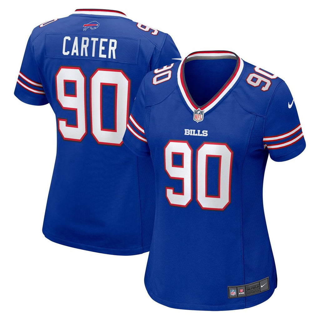 DeWayne Carter Buffalo Bills Nike Women's  Game Official Jersey -  Royal
