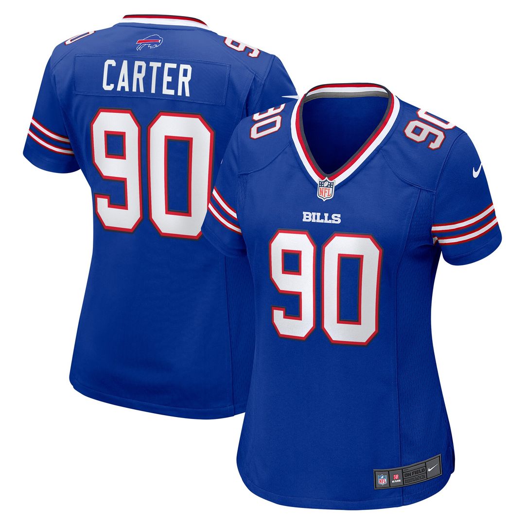 DeWayne Carter Buffalo Bills Nike Women's  Game Official Jersey -  Royal