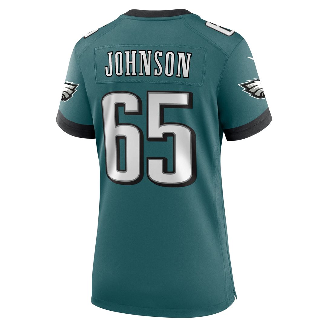 Lane Johnson Philadelphia Eagles Nike Women's Alternate Game Official Jersey - Kelly Green