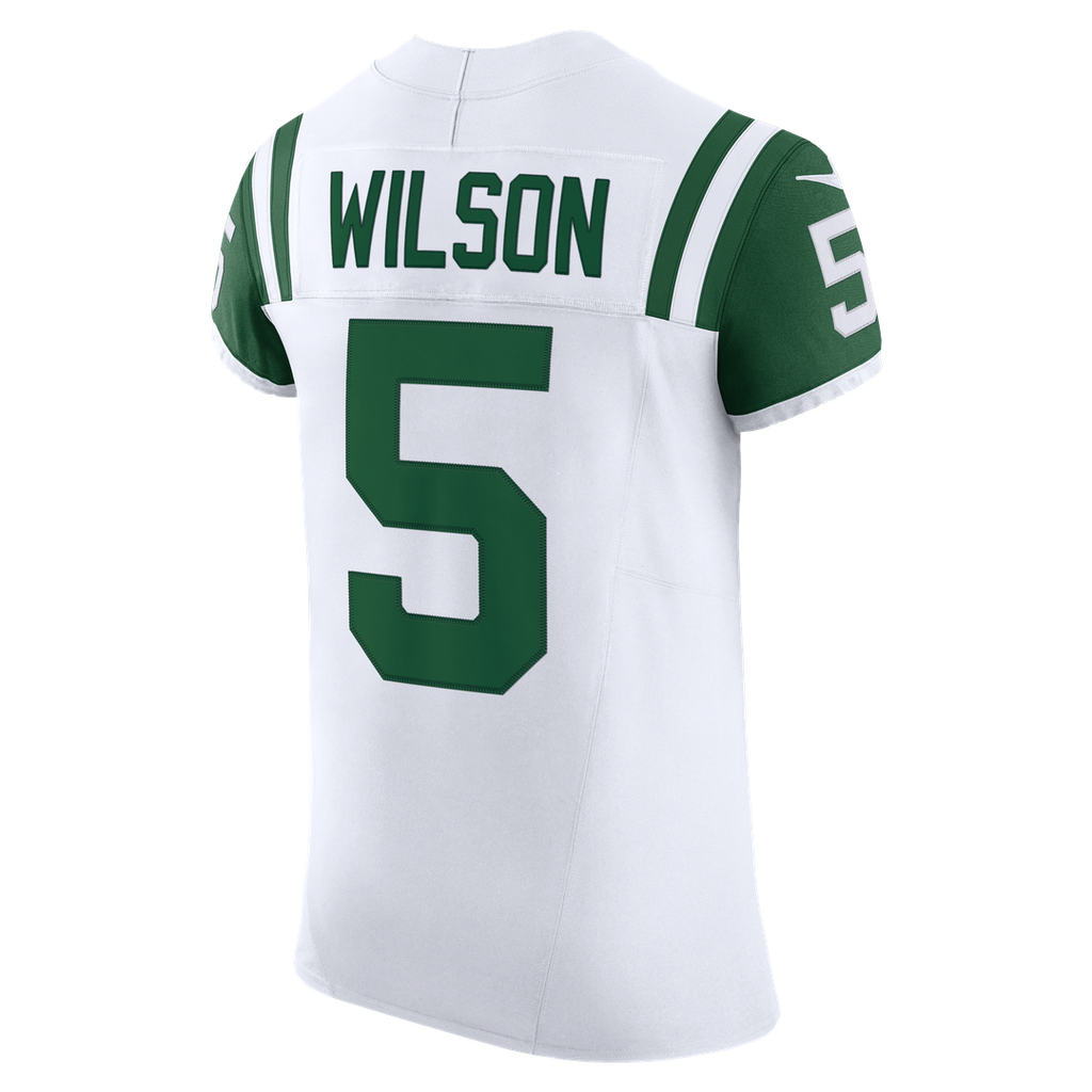 Garrett Wilson New York Jets Nike Classic Alternate Vapor F.U.S.E. Elite Official Jersey - White