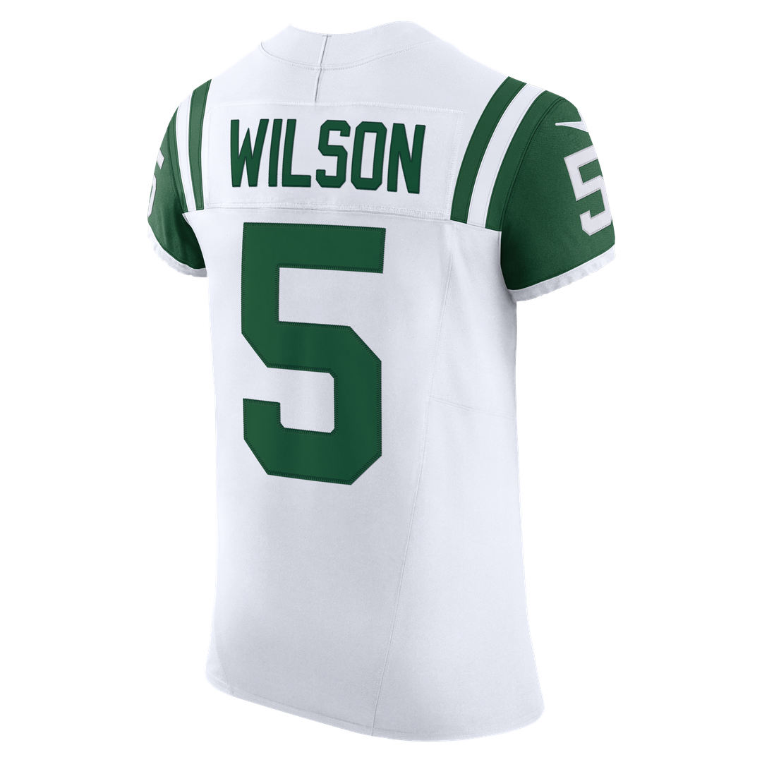 Garrett Wilson New York Jets Nike Classic Alternate Vapor F.U.S.E. Elite Official Jersey - White