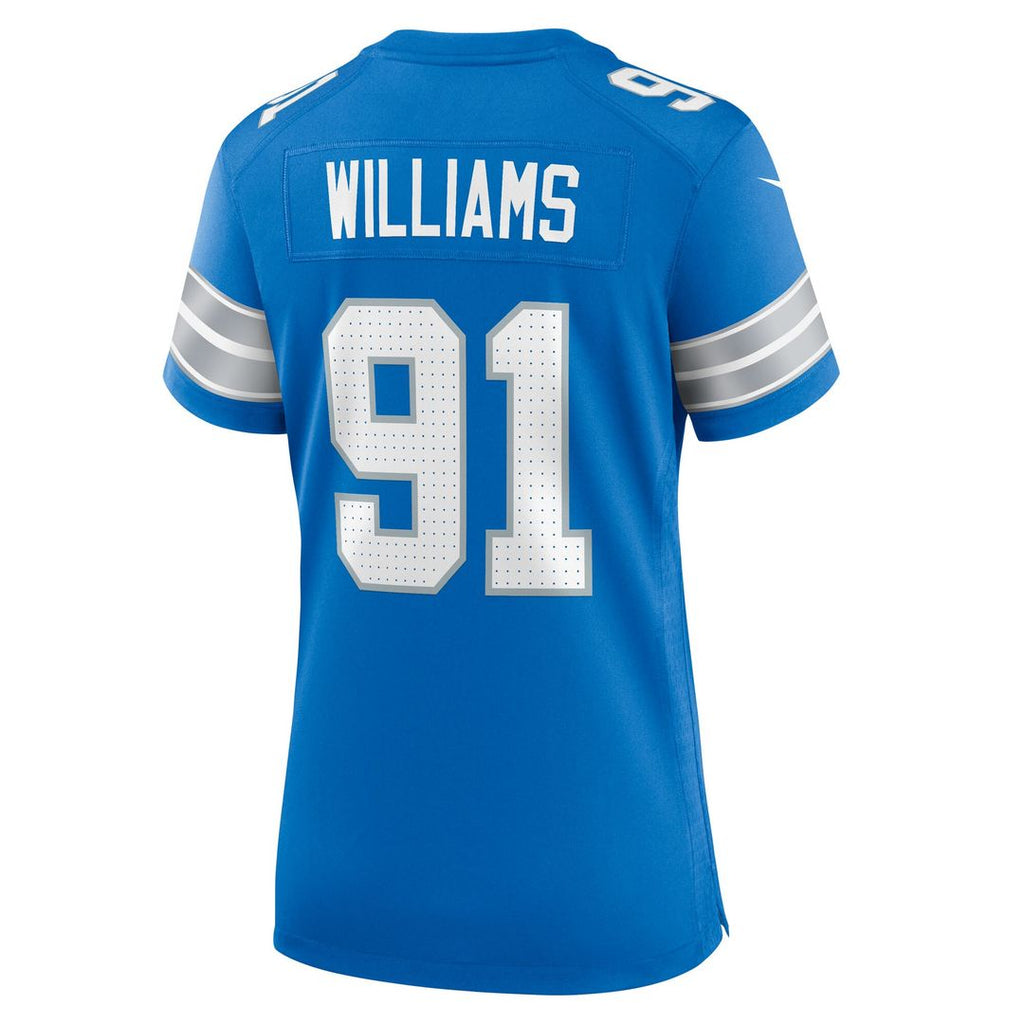 Tyleik Williams Detroit Lions Nike Women's Team Game Official Jersey -  Blue