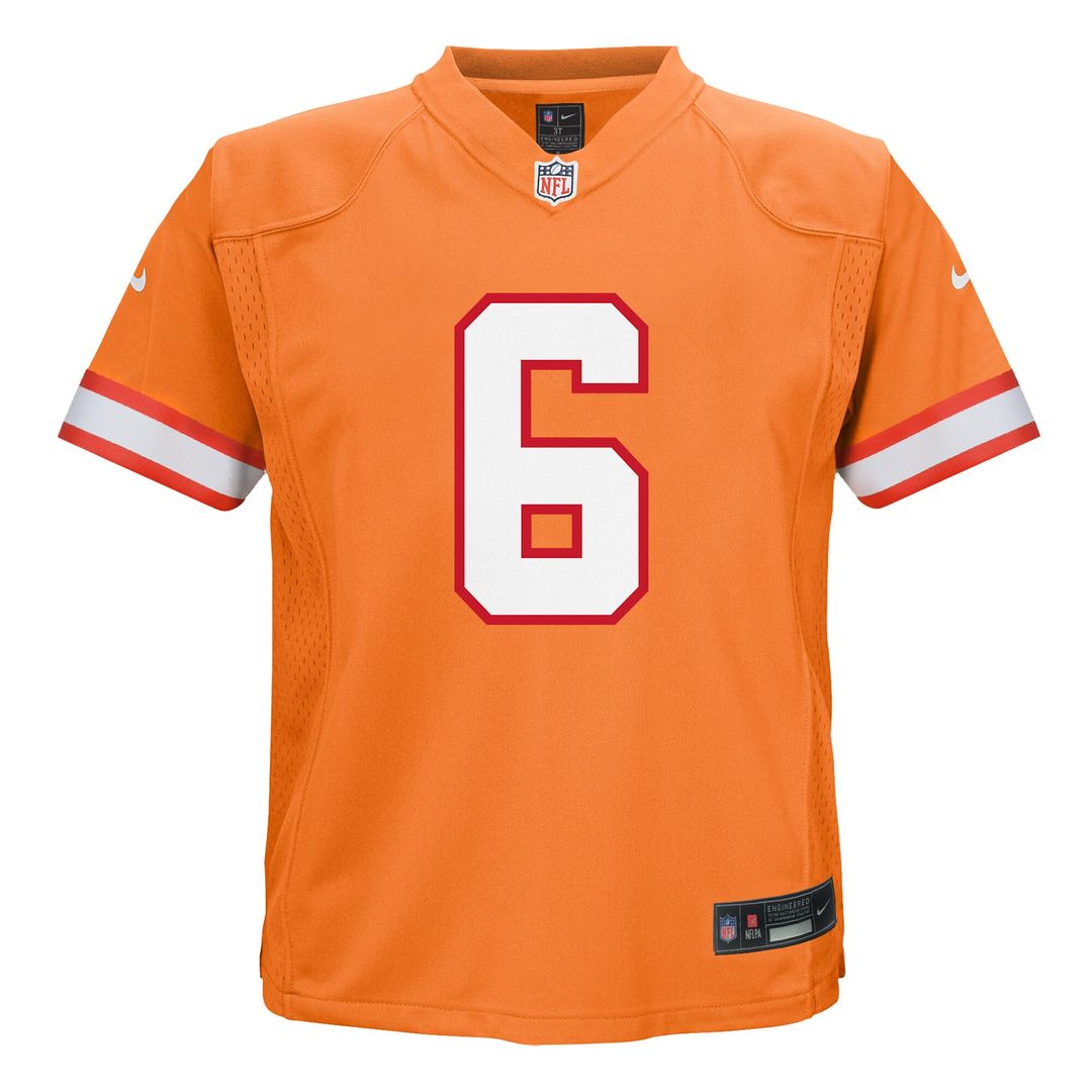 Baker Mayfield '76 Tampa Bay Buccaneers Toddler Game Jersey - White