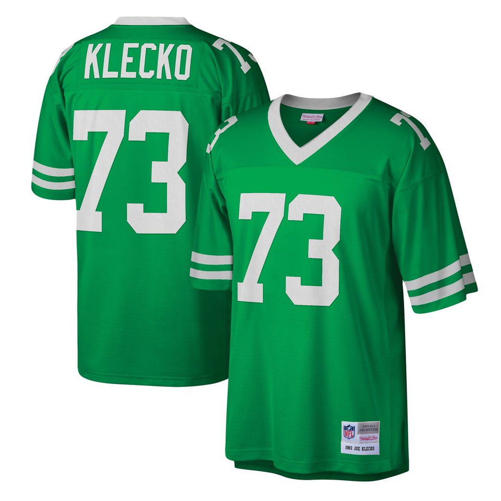 Joe Klecko New York Jets Mitchell & Ness Legacy Replica Official Jersey - Kelly Green