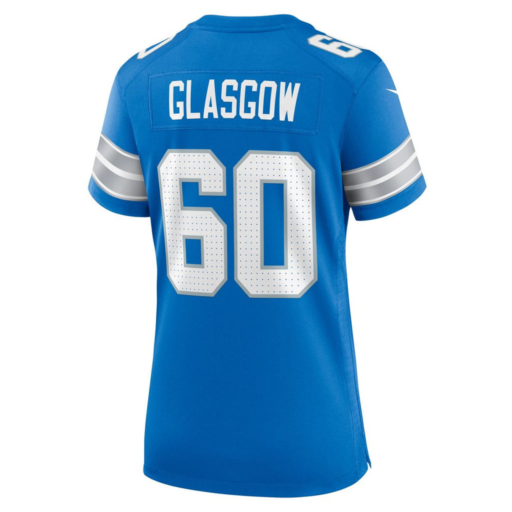 Graham Glasgow Detroit Lions Nike Women's Team Game Jersey - Blue